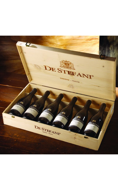 De Stefani MALANOTTE DOCG 6 sticle + cutie lemn