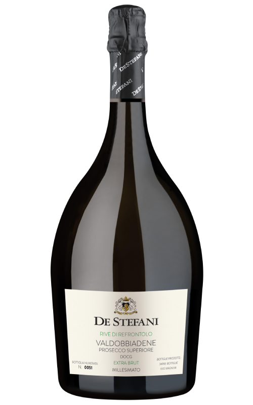 De Stefani RIVE DI REFRONTOLO Valdobbiadene Prosecco Superiore Nature Magnum GRAN CRU 1,5L